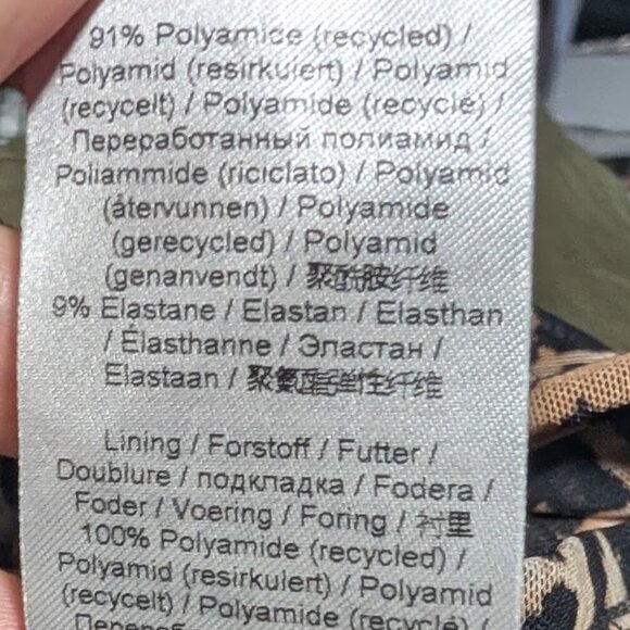 NWT Ganni | Mesh Ruffle Midi Wrap Skirt In Leopard - Picture 16 of 16